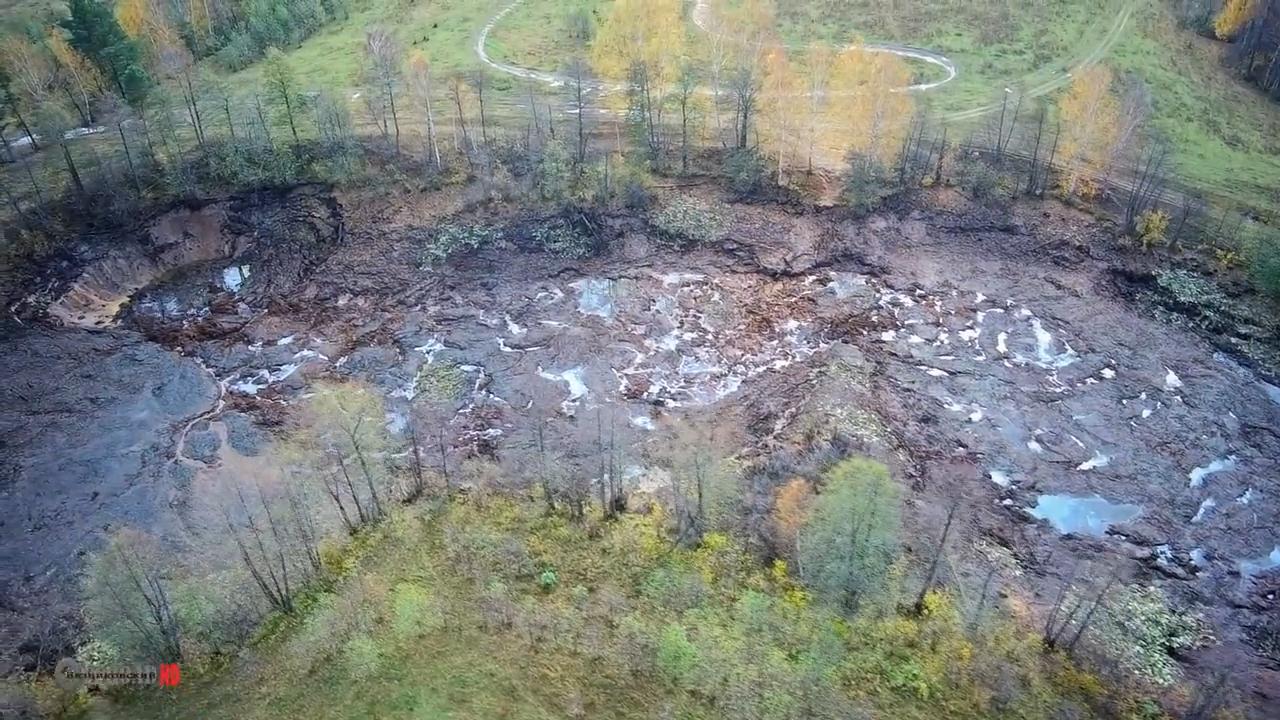 Земля разверзлась и поглотила озеро со всеми обитателями в 270 километрах от Москвы. Озера Саканцы больше нет.
